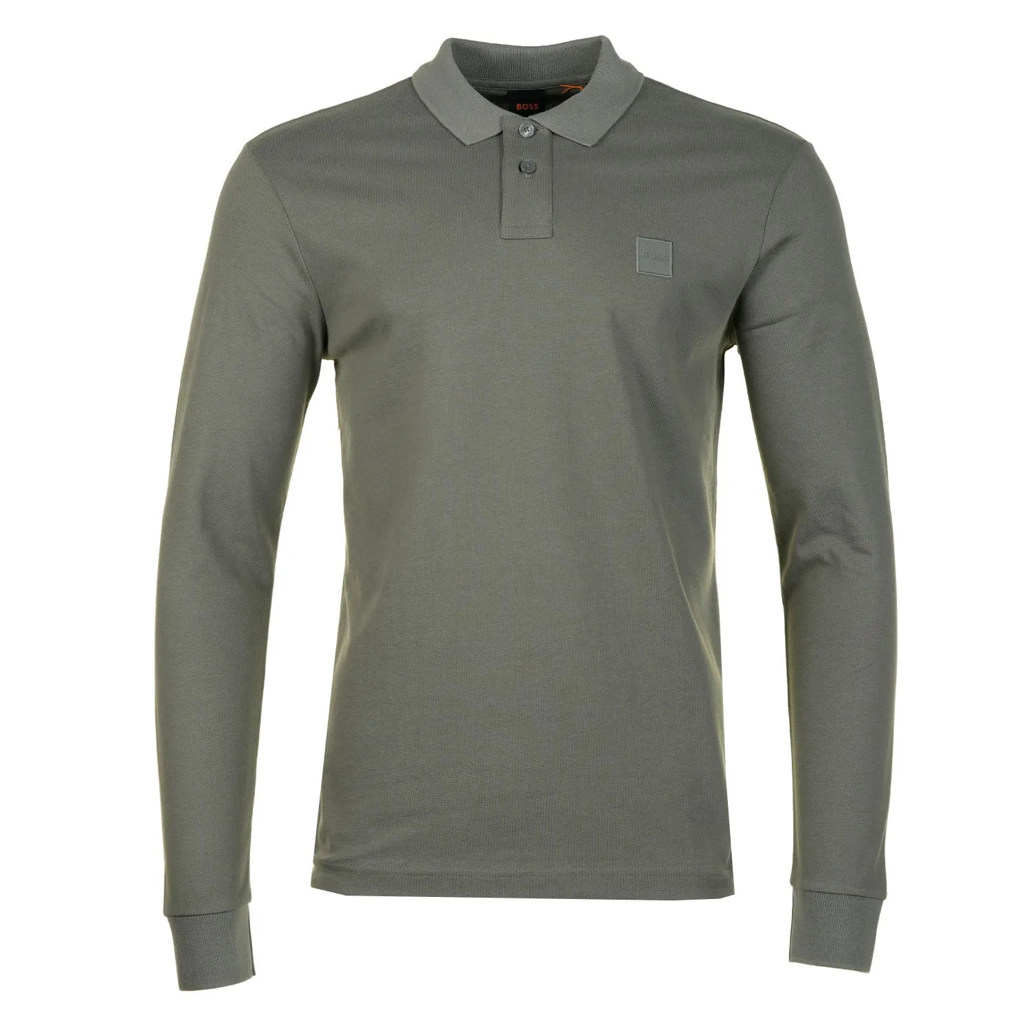 Passerby Long Sleeve Polo Shirt 078 Open Grey sold by RAGAZZI