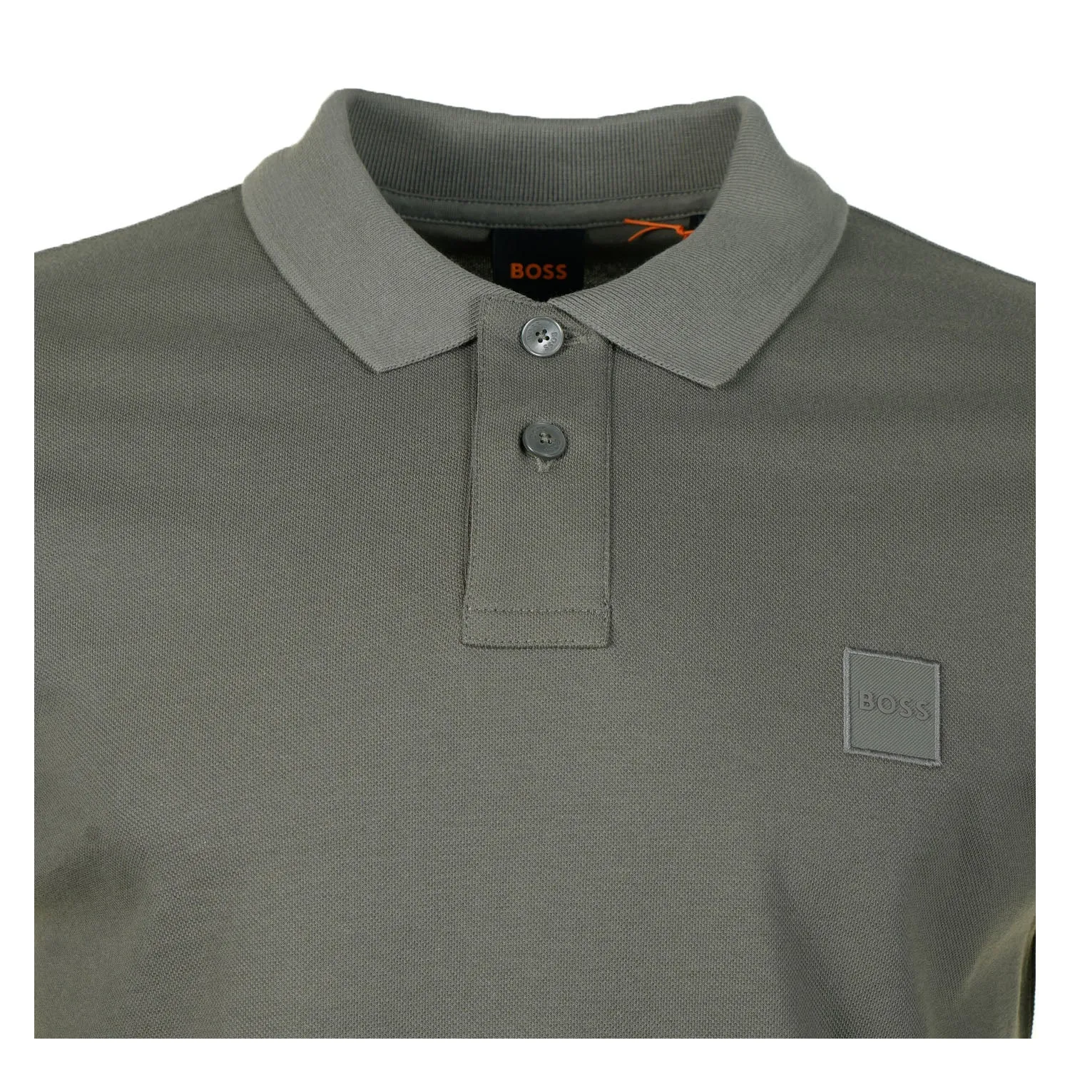 Passerby Long Sleeve Polo Shirt 078 Open Grey sold by RAGAZZI product image thumbnail 3