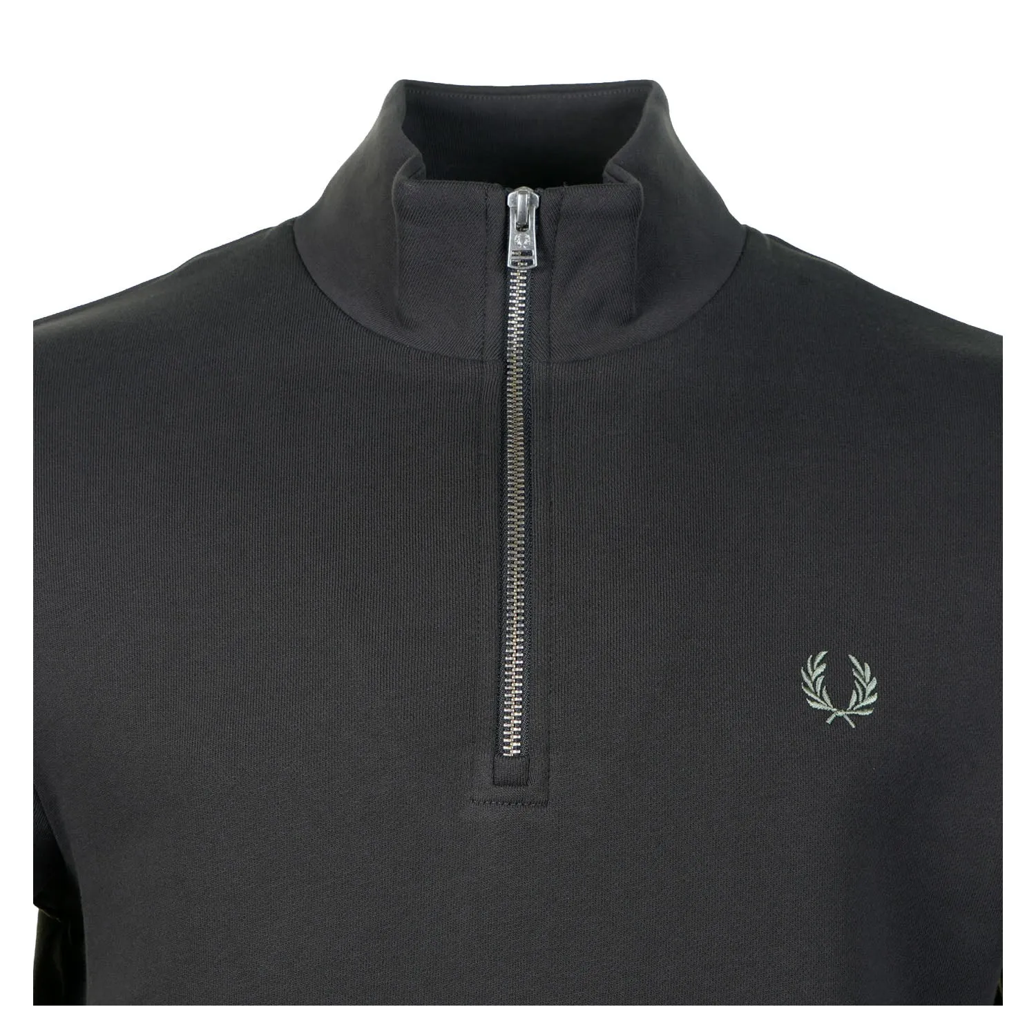 Half Zip Sweatshirt Anchor Grey / Ecru / Seagrass sold by RAGAZZI product image thumbnail 3