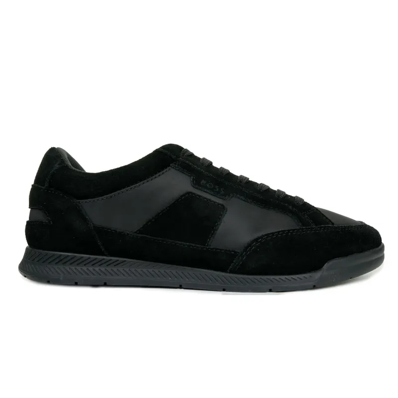 Boss Nitan Low Trainers Black made by RAGAZZI