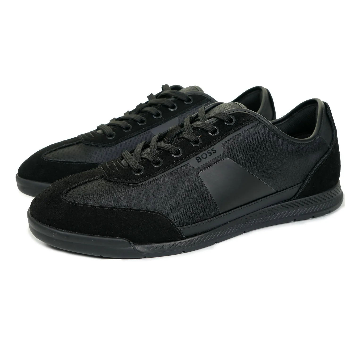 Boss Nitan Logo Low Trainers Black sold by RAGAZZI product image thumbnail 2