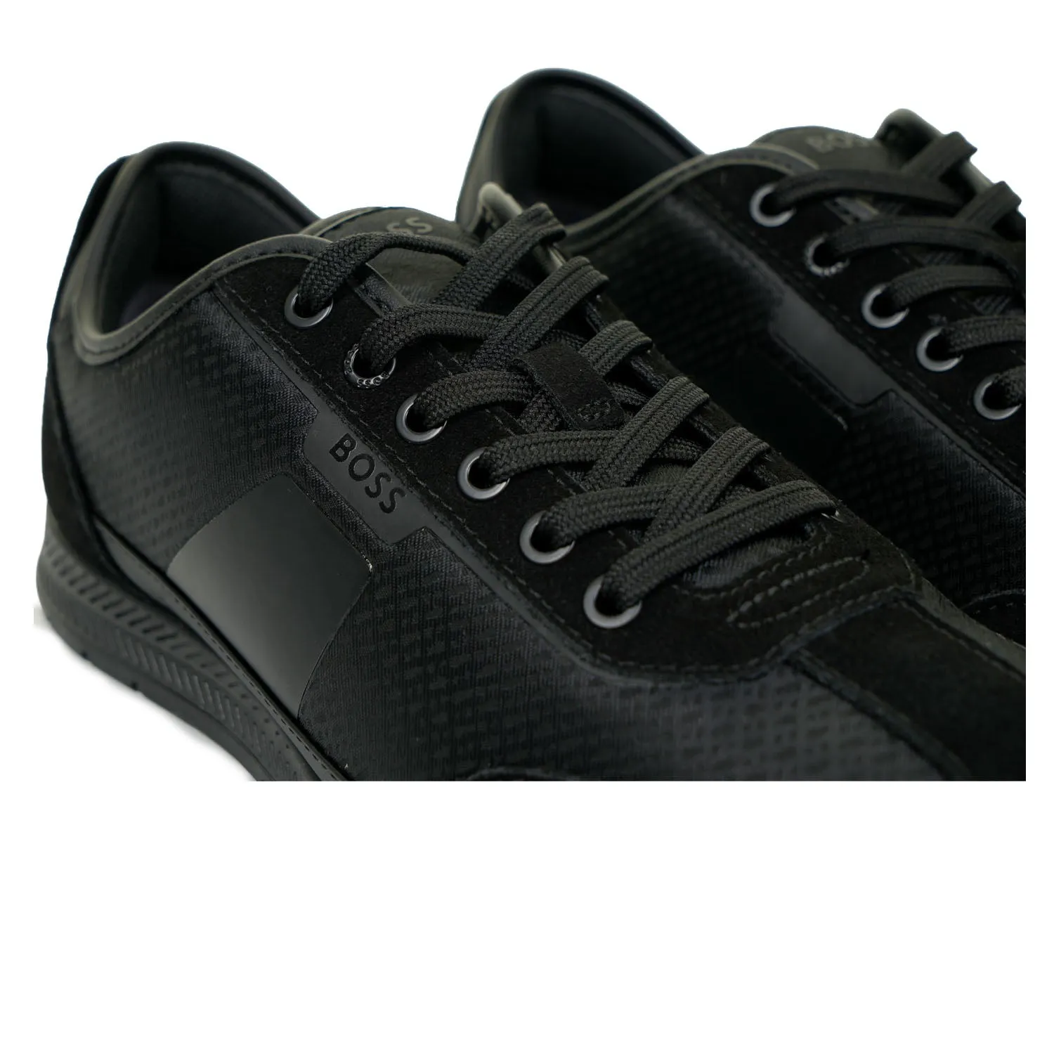 Boss Nitan Logo Low Trainers Black sold by RAGAZZI product image thumbnail 4
