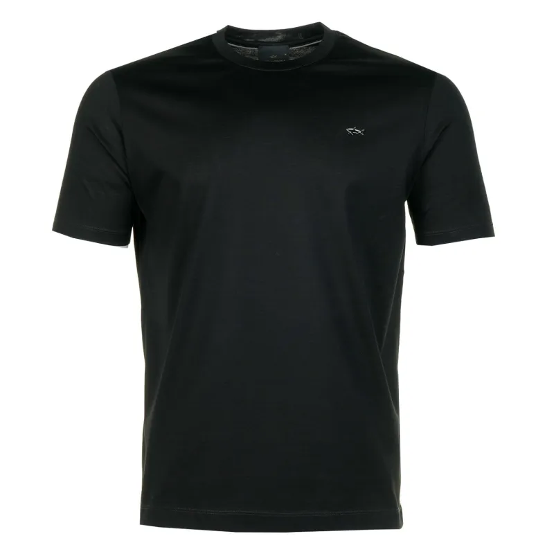 Short Sleeve Metal Shark Logo T Shirt Black sold by RAGAZZI