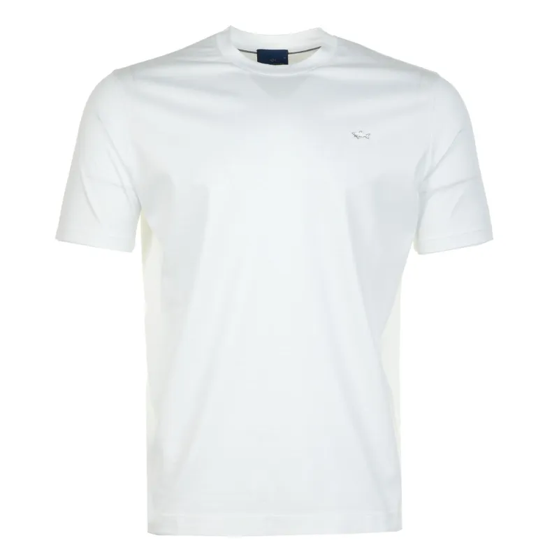 Short Sleeve Metal Shark Logo T Shirt White sold by RAGAZZI