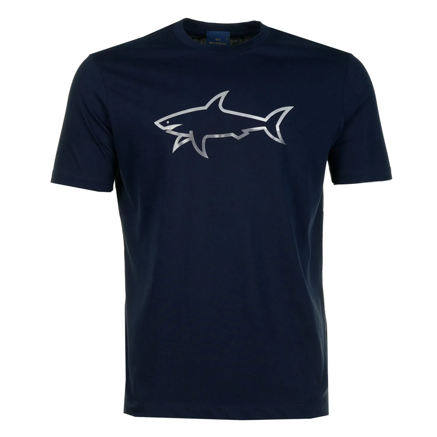 Short Sleeve Shark Logo T Shirt Navy sold by RAGAZZI