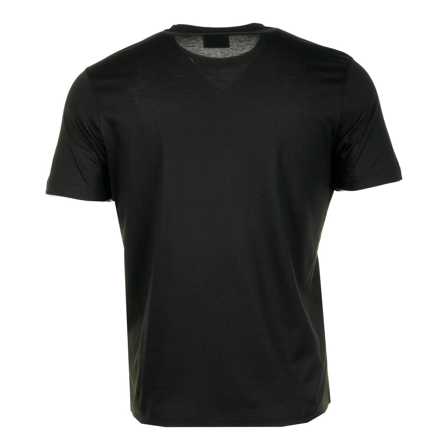 Short Sleeve Silver Small Logo T Shirt Black sold by RAGAZZI product image thumbnail 2