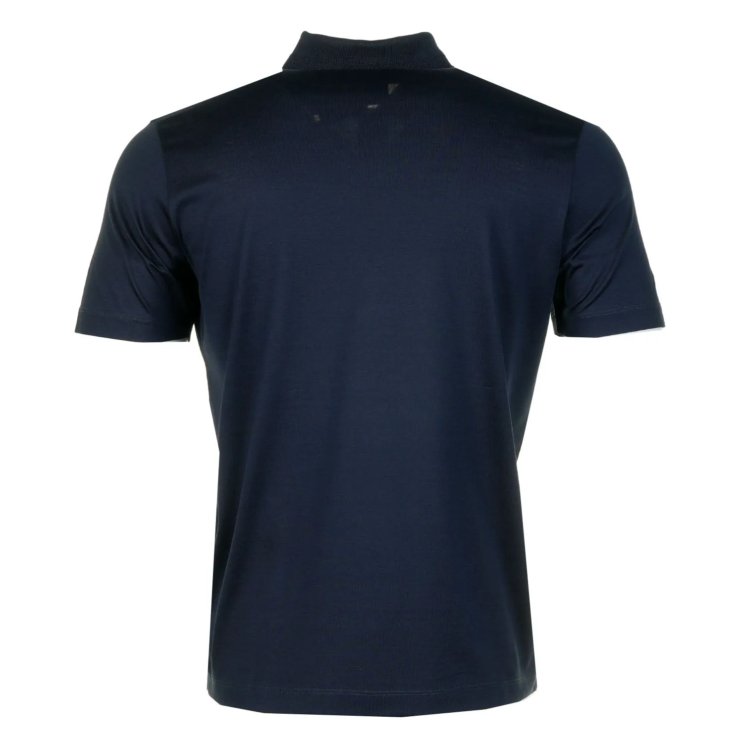 Short Sleeve Metal Shark Logo Zip Polo Shirt Navy sold by RAGAZZI product image thumbnail 2