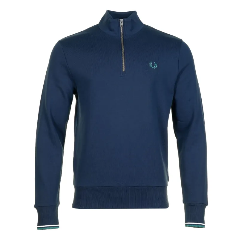 Half Zip Sweatshirt Tennis Blue sold by RAGAZZI