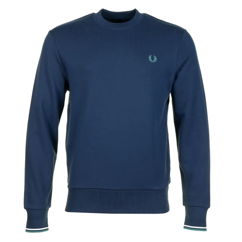 Crew Neck Sweatshirt Tennis Blue sold by RAGAZZI