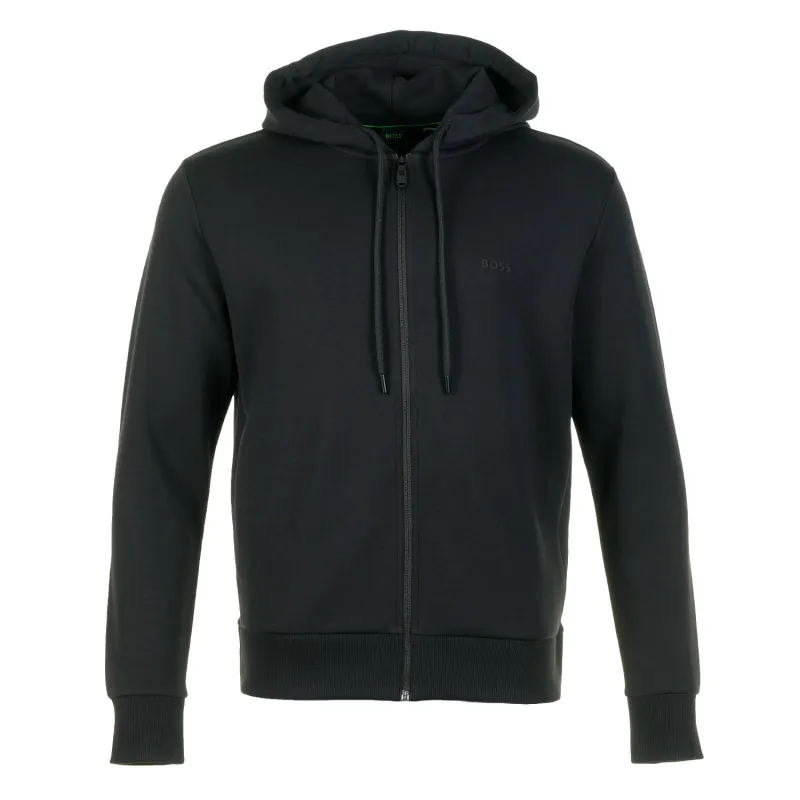 Saggy Full Zip Hoody Black made by RAGAZZI