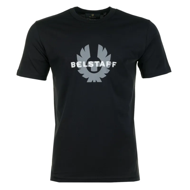 Short Sleeve Surface T Shirt Black made by Belstaff