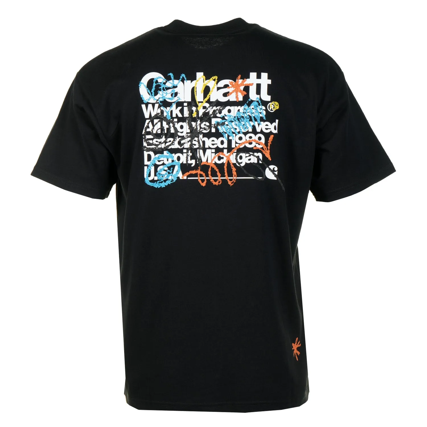 Short Sleeve Primary T Shirt Black sold by RAGAZZI product image thumbnail 2