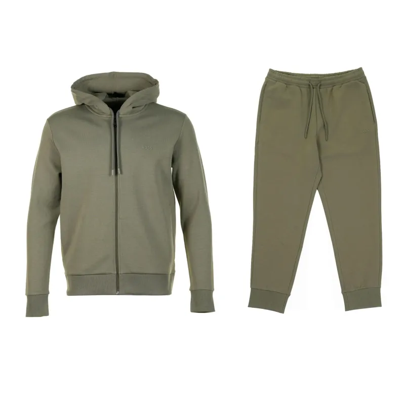 Saggy & Hadiko Tracksuit Set - Dark Beige sold by RAGAZZI