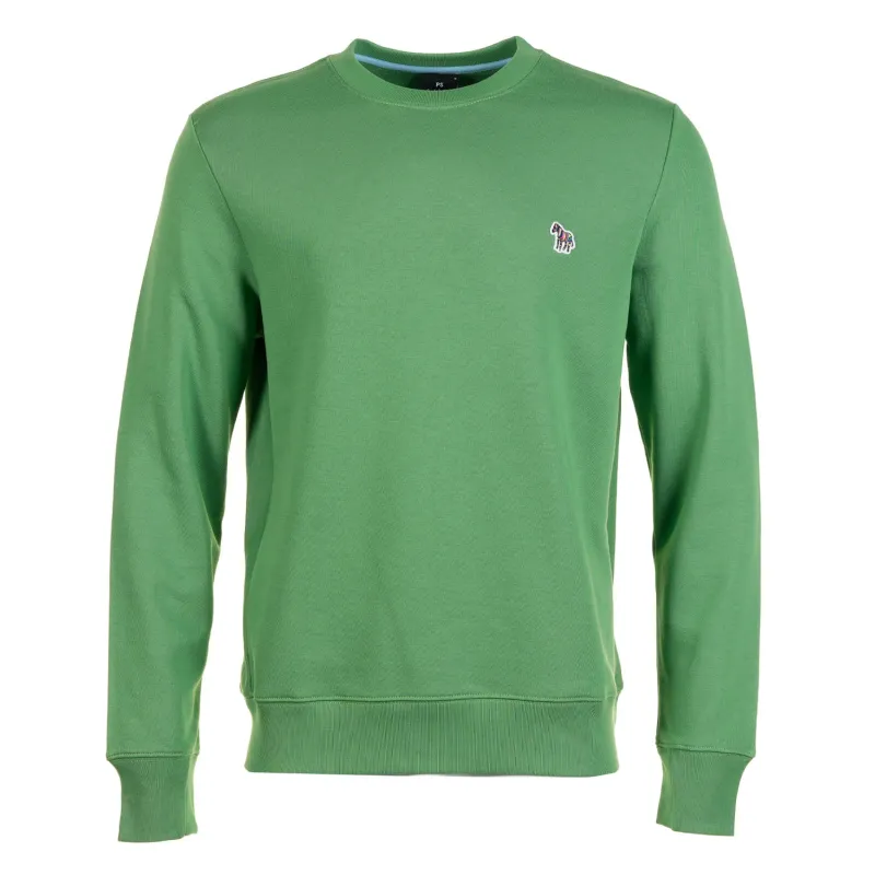 Zebra Crew Sweatshirt 33e Green sold by RAGAZZI