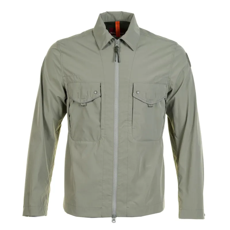 Elgin Overshirt Ashen Sage sold by RAGAZZI