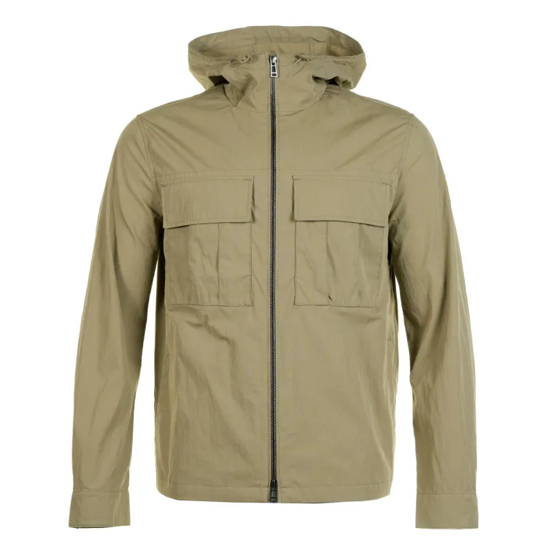 Container Overshirt Fatigue Green made by Belstaff