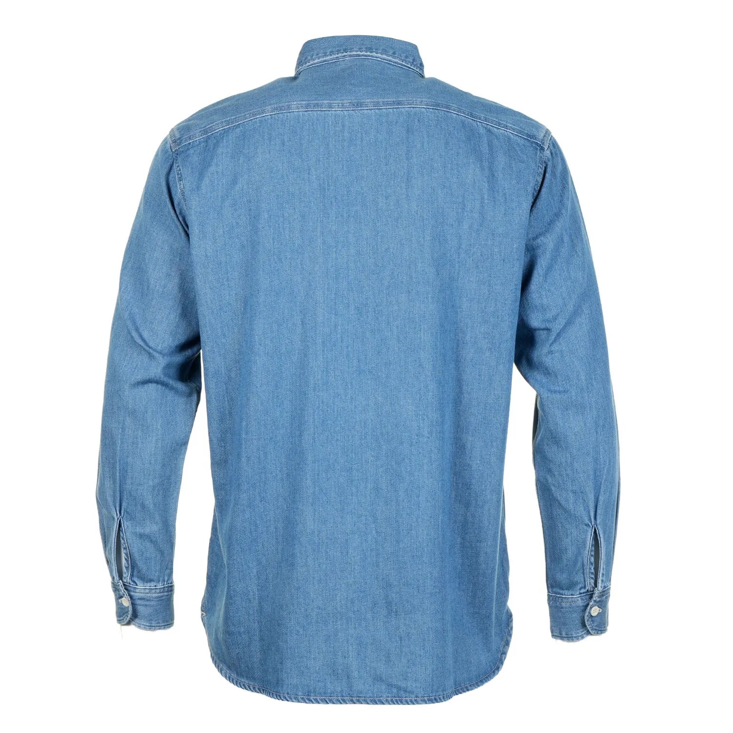 Denim Work Shirt Blue sold by RAGAZZI product image thumbnail 2