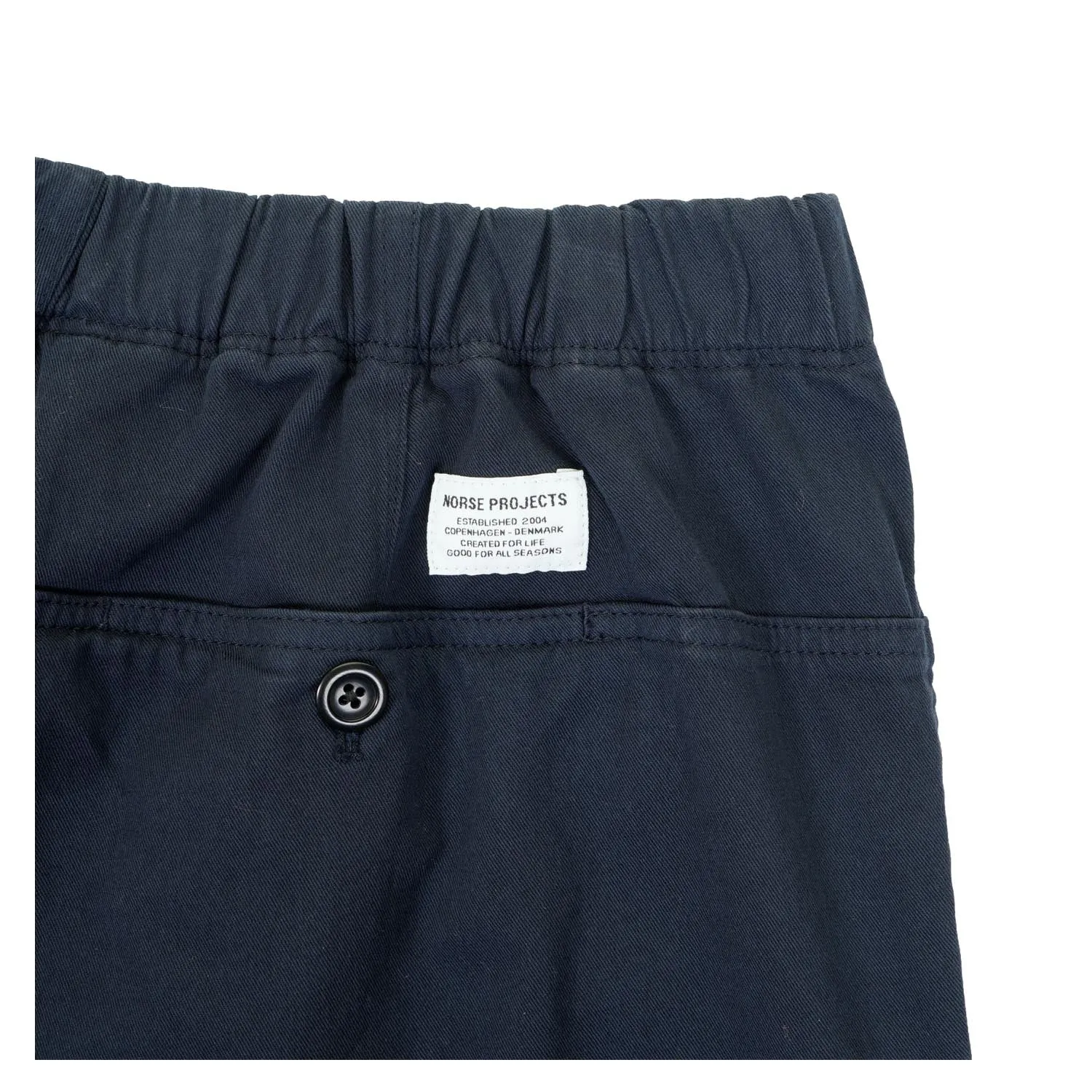 Trysil Regular Organic Stretch Twill Shorts Dark Navy sold by RAGAZZI product image thumbnail 3