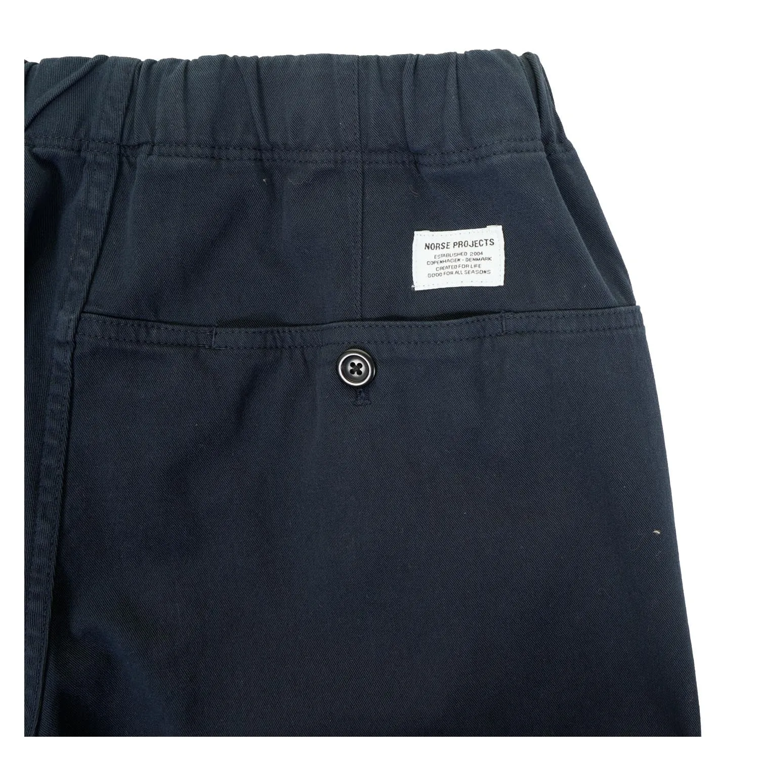 Trysil Regular Organic Stretch Twill Trousers Dark Navy sold by RAGAZZI product image thumbnail 3