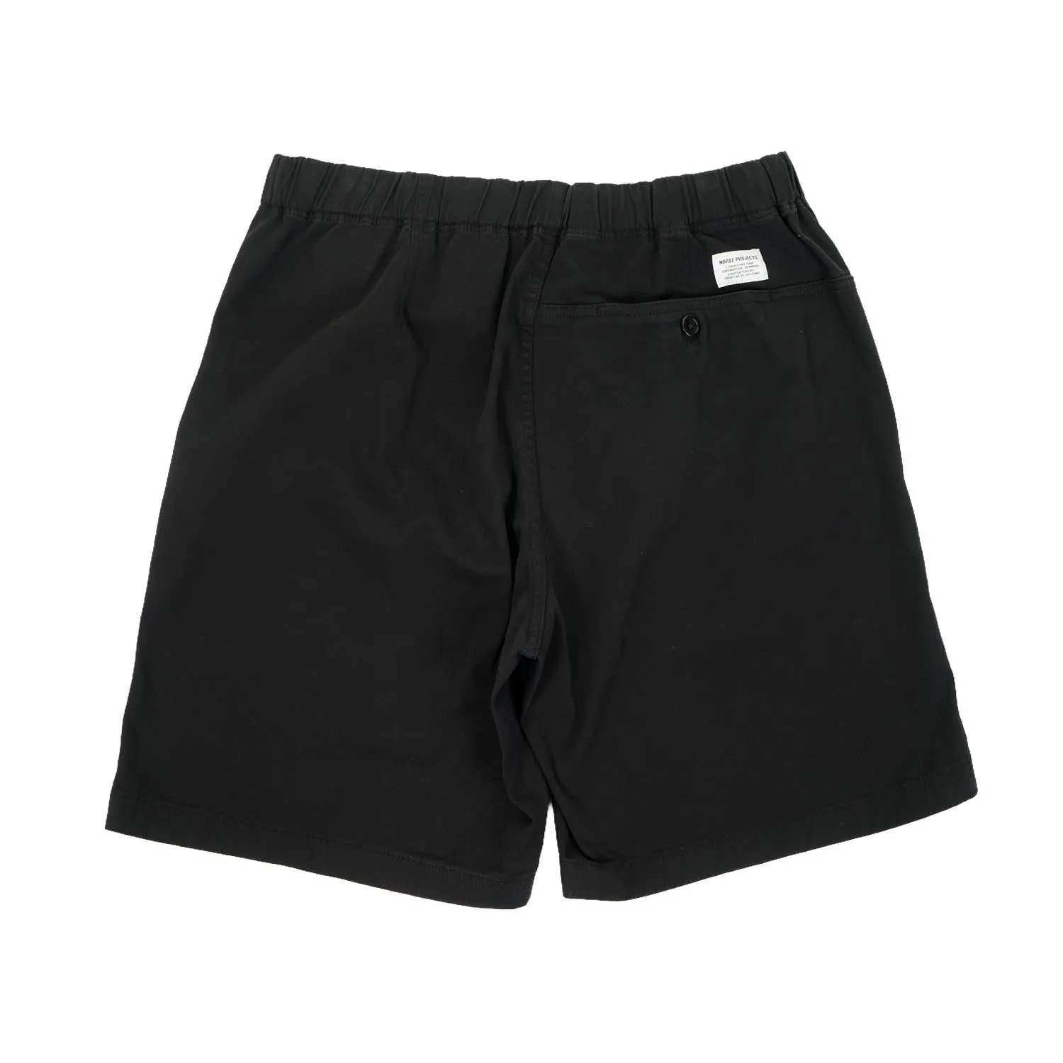 Trysil Regular Organic Stretch Twill Shorts Black sold by RAGAZZI product image thumbnail 2