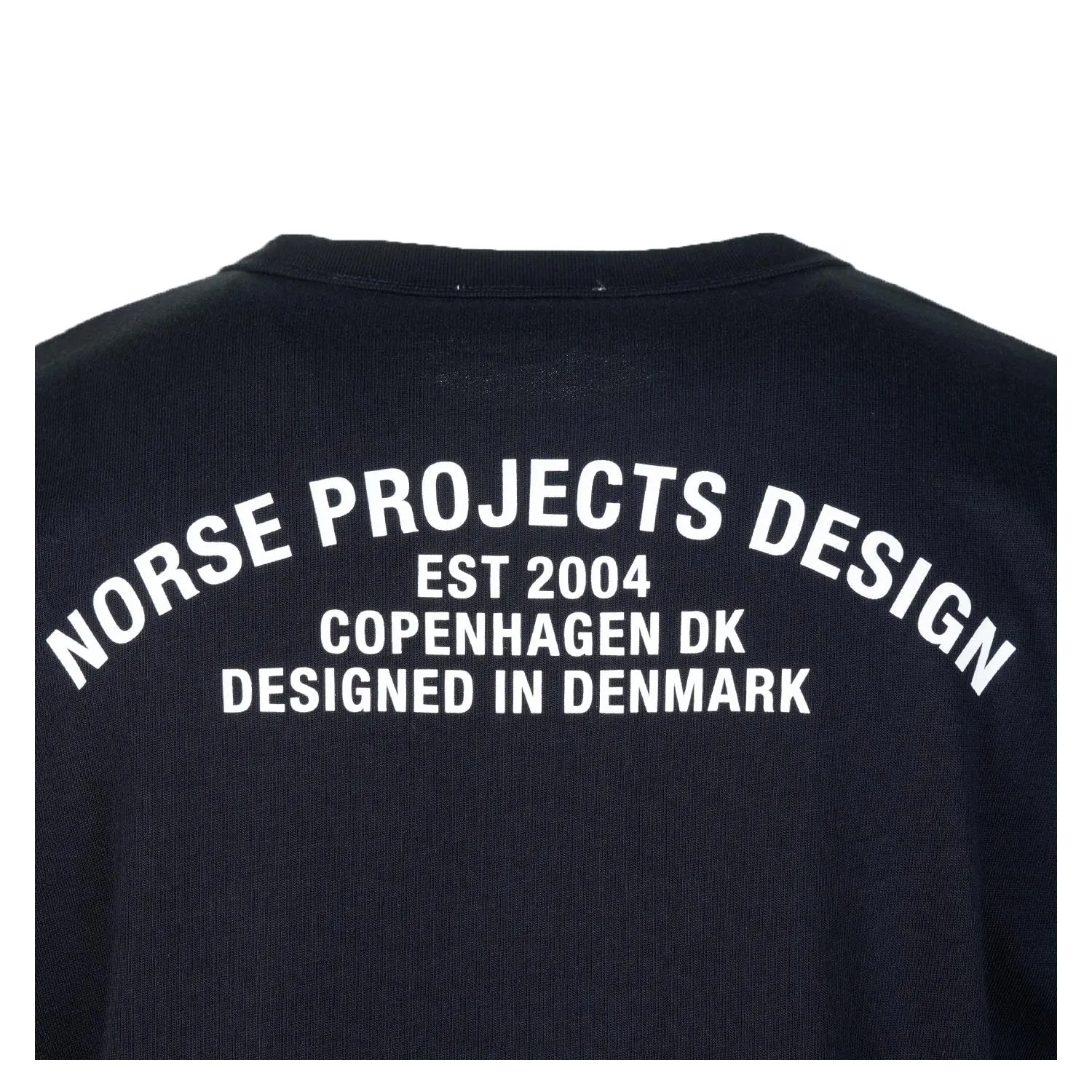 Snekkersten Organic Arch Print T Shirt Dark Navy sold by RAGAZZI product image thumbnail 3