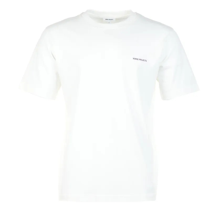 Dyrehaven Organic Logo Print T Shirt White made by Norse Projects