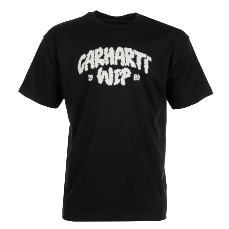 Short Sleeve Cloud Script T Shirt Black sold by RAGAZZI