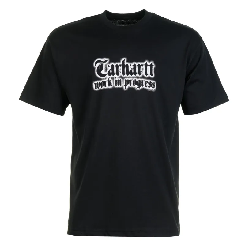 Short Sleeve World Tour T Shirt Black made by Carhartt WIP
