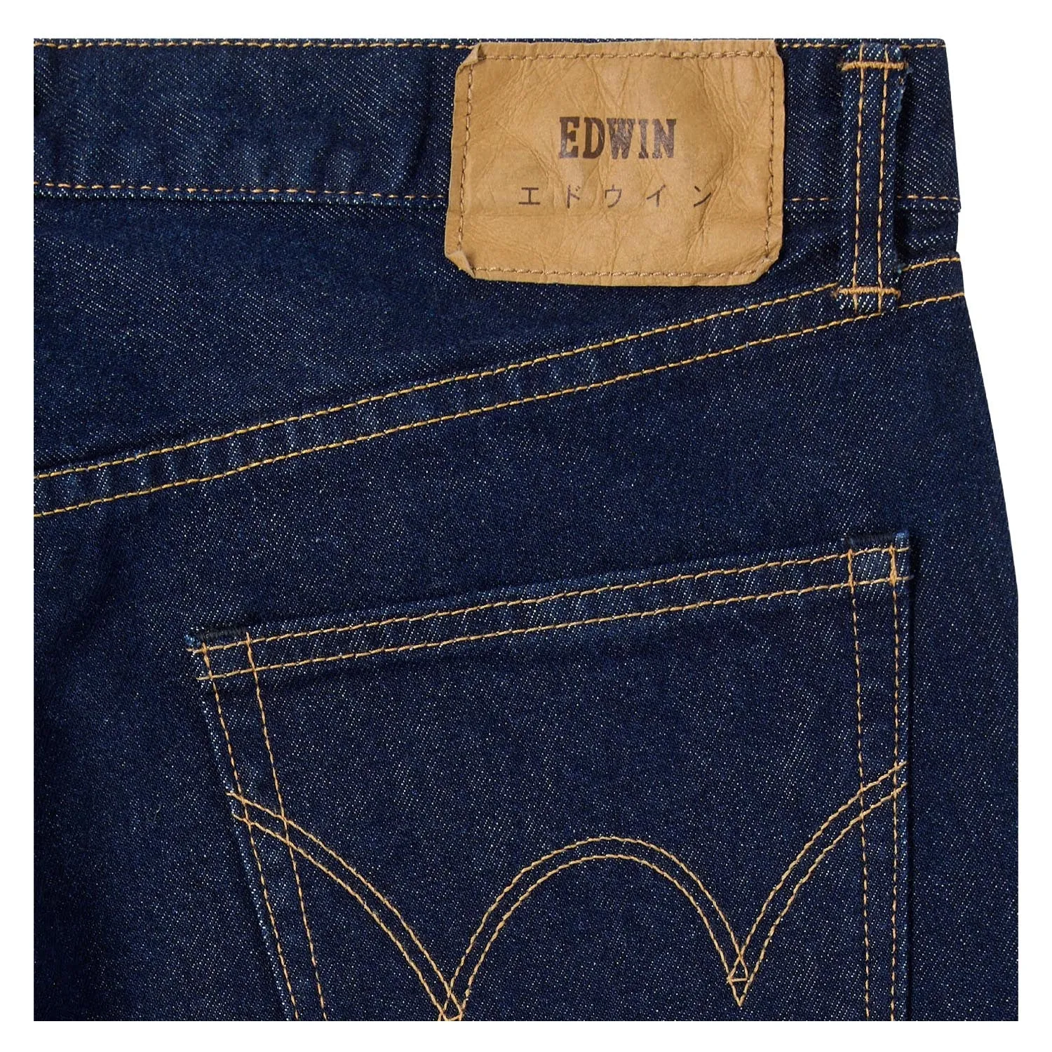 Regular Straight Jeans Kaihara Pure Indigo Opened Denim Blue Rinsed sold by RAGAZZI product image thumbnail 4