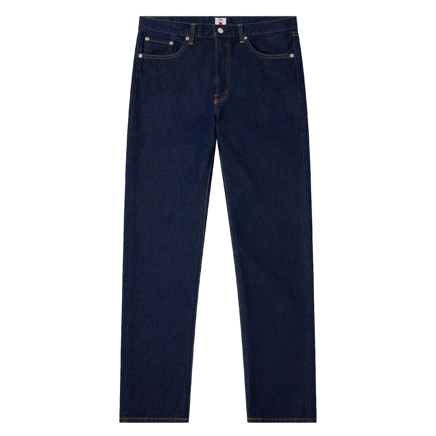 Regular Straight Jeans Kaihara Pure Indigo Opened Denim Blue Rinsed sold by RAGAZZI