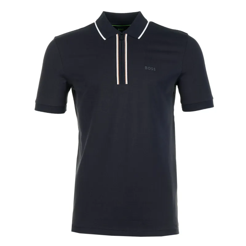 Philix GOC Short Sleeve Polo Shirt 402 Navy made by RAGAZZI