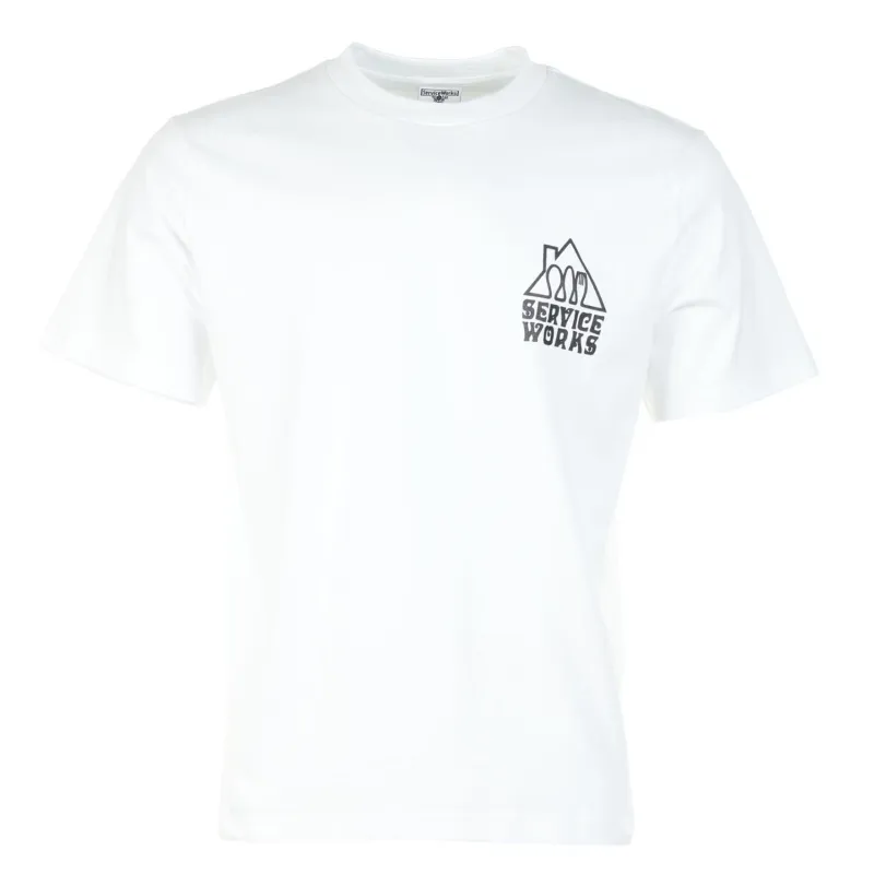 Home Comforts Tee White made by Service Works