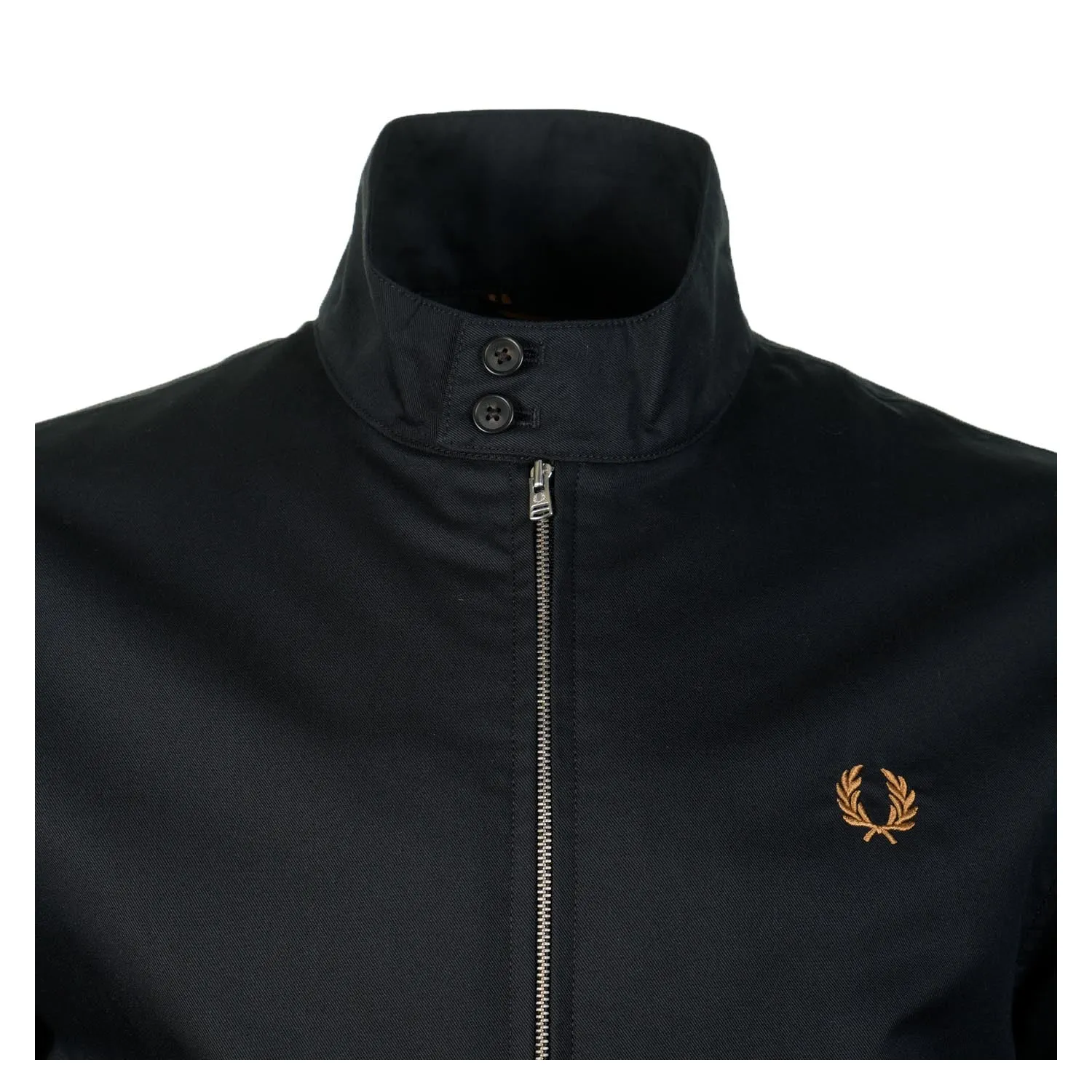 Twill Harrington Jacket Black sold by RAGAZZI product image thumbnail 4