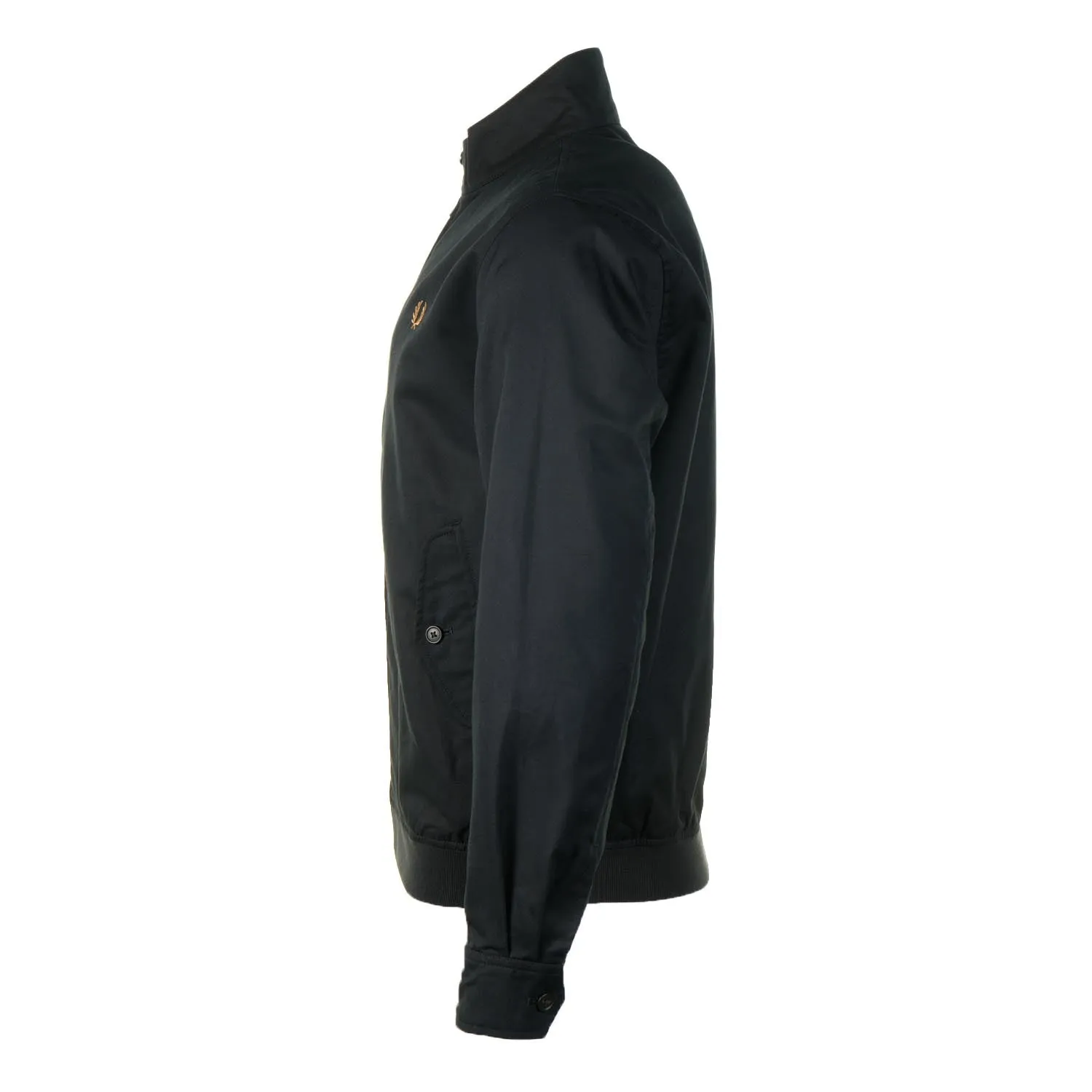 Twill Harrington Jacket Black sold by RAGAZZI product image thumbnail 3