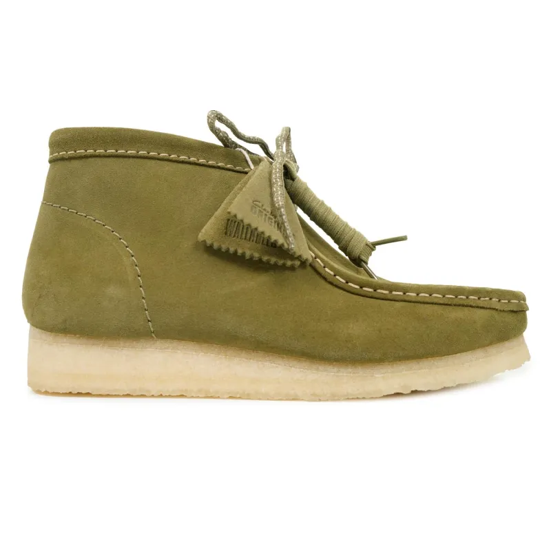 Wallabee Boot Suede Green sold by RAGAZZI