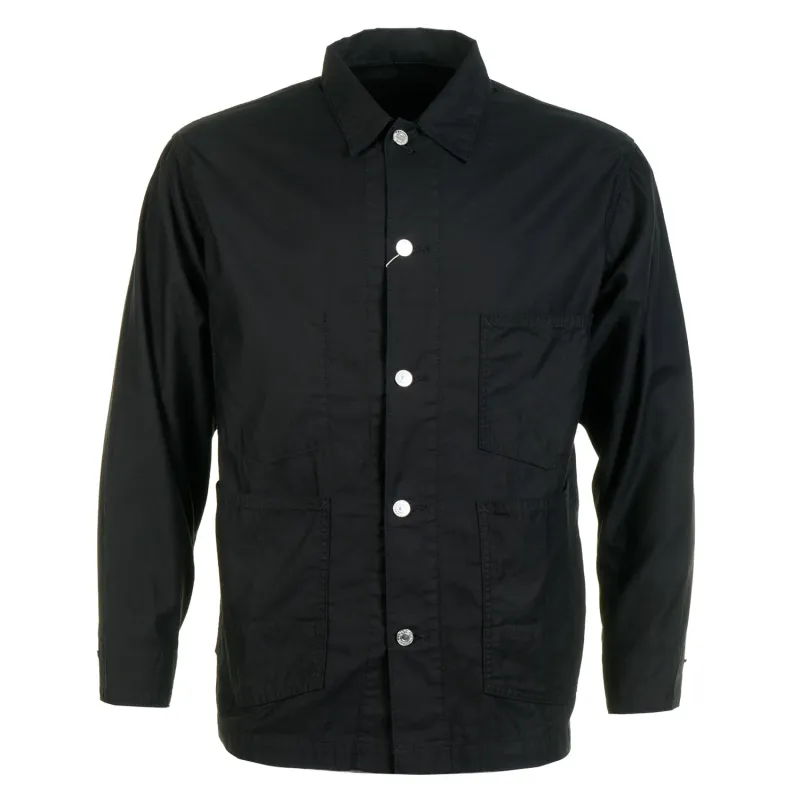 Coverall Overshirt Black made by Edwin