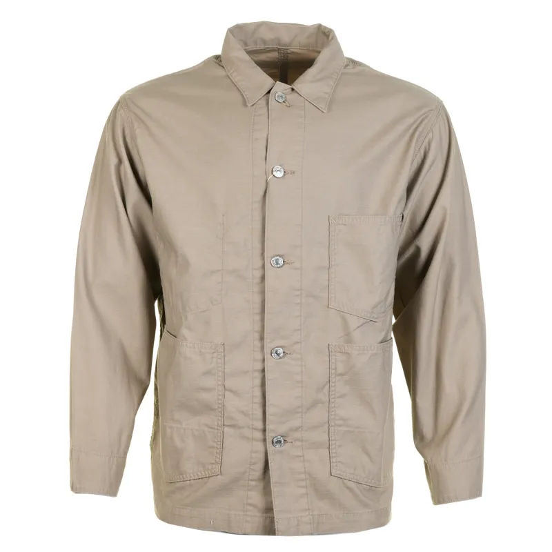 Coverall Overshirt Beige made by Edwin