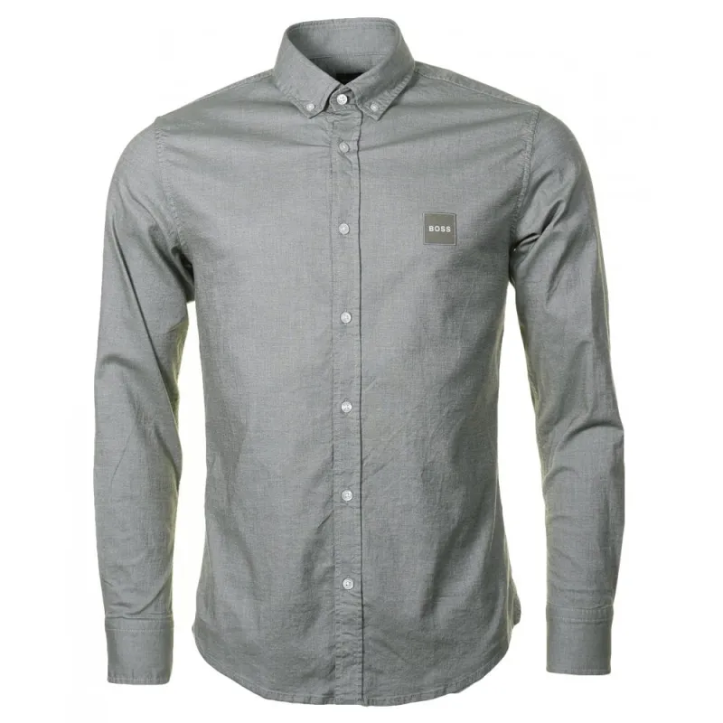 Casual Mabsoot Long Sleeve Shirt Green made by Hugo Boss
