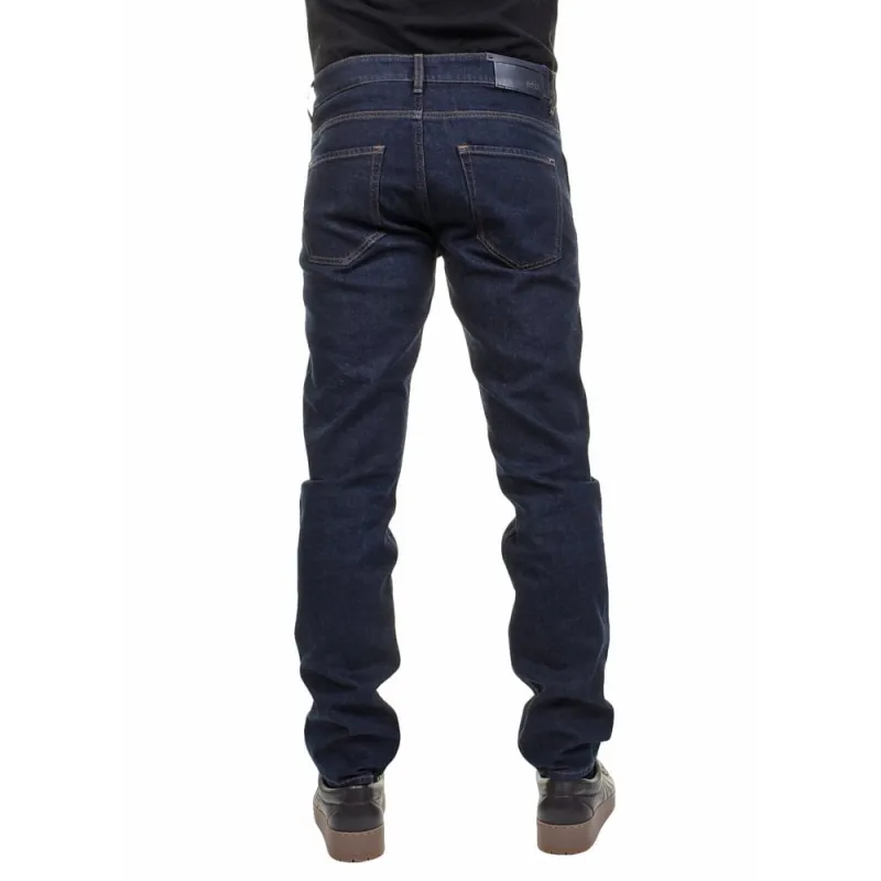 Delaware 3 Slim Fit Stretch Medium Blue made by RAGAZZI