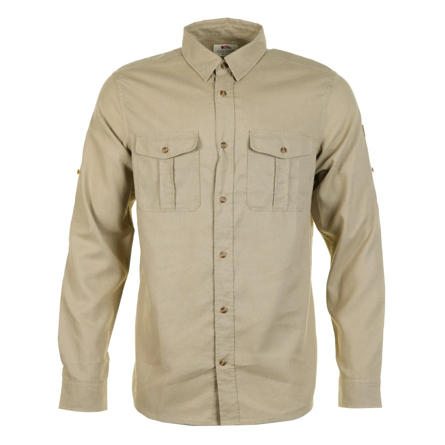 Ovik Travel Shirt LS M Sand Stone sold by RAGAZZI