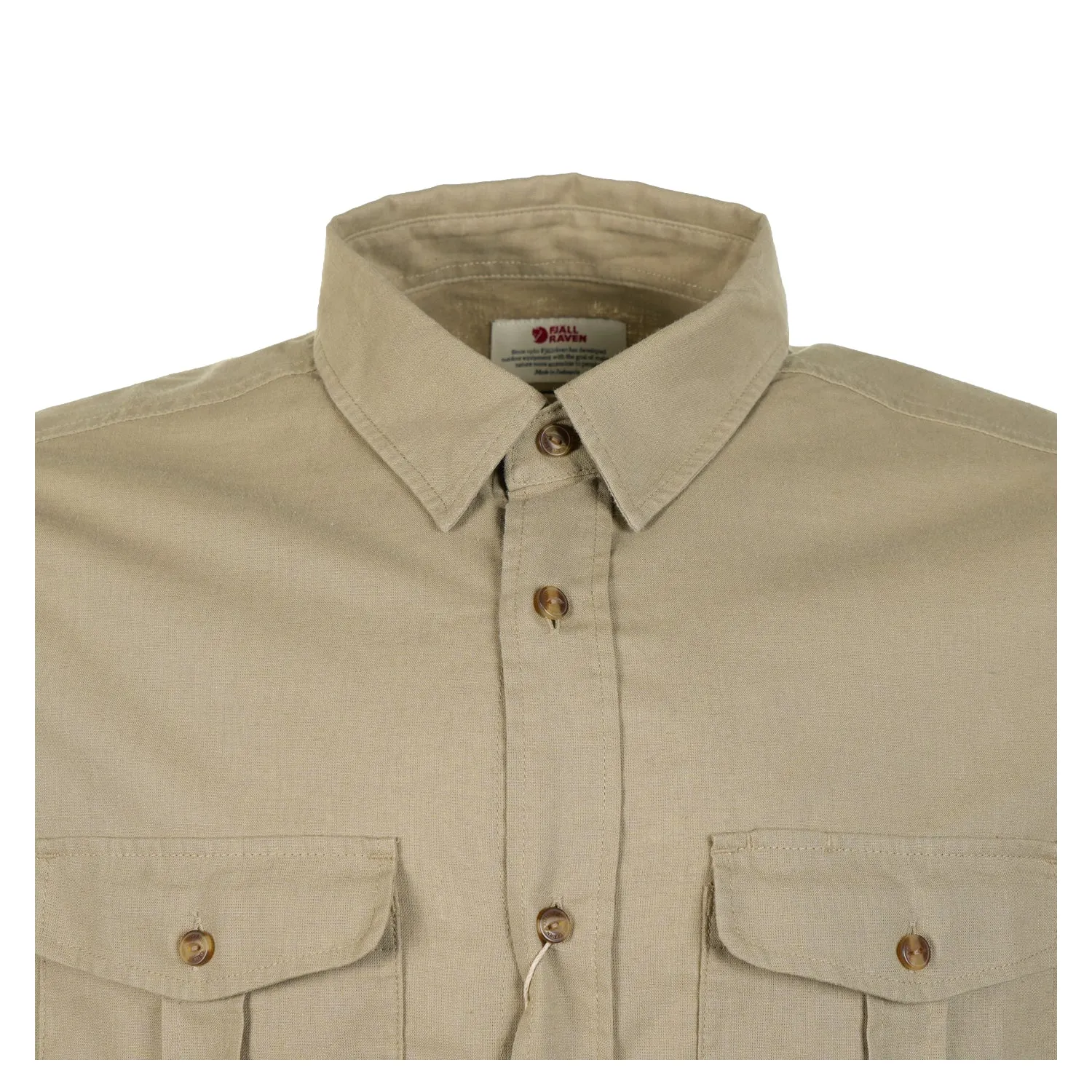 Ovik Travel Shirt LS M Sand Stone sold by RAGAZZI product image thumbnail 4