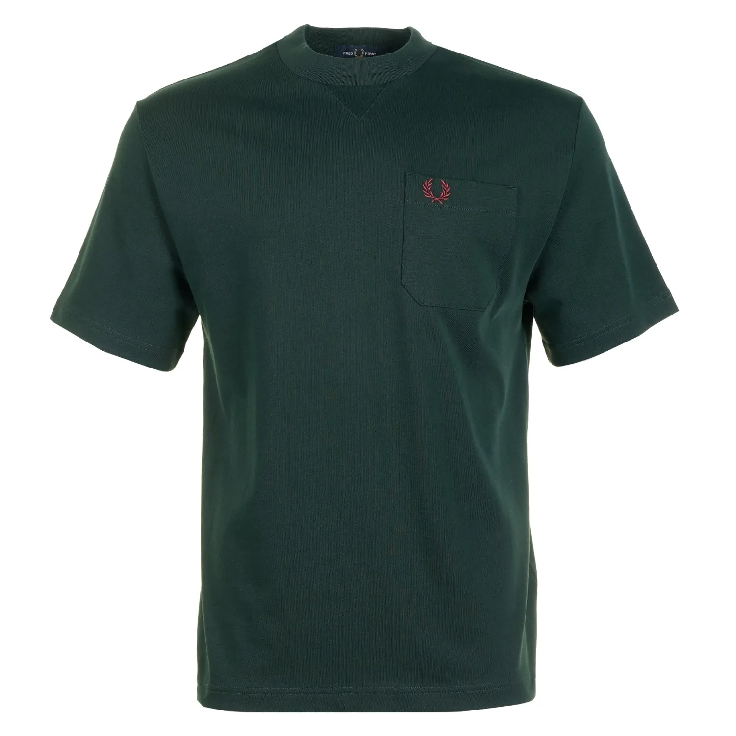 Pocket Detail Pique T Shirt Grassroots sold by RAGAZZI