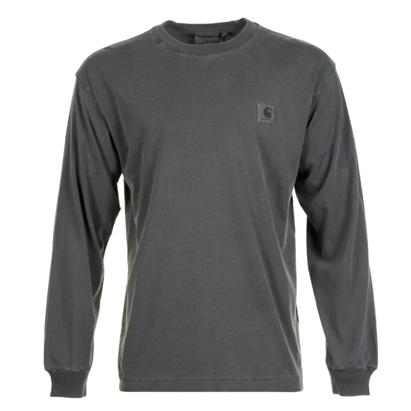 Nelson Long Sleeve T Shirt Black made by Carhartt WIP