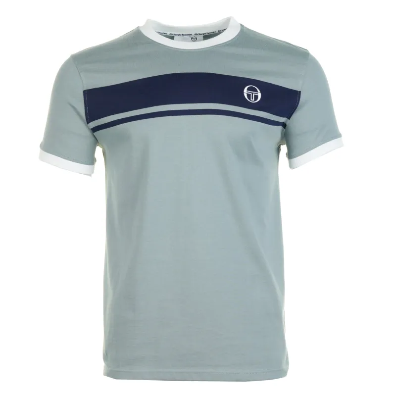 Short Sleeve Master Tee Lead / Maritime Blue sold by RAGAZZI