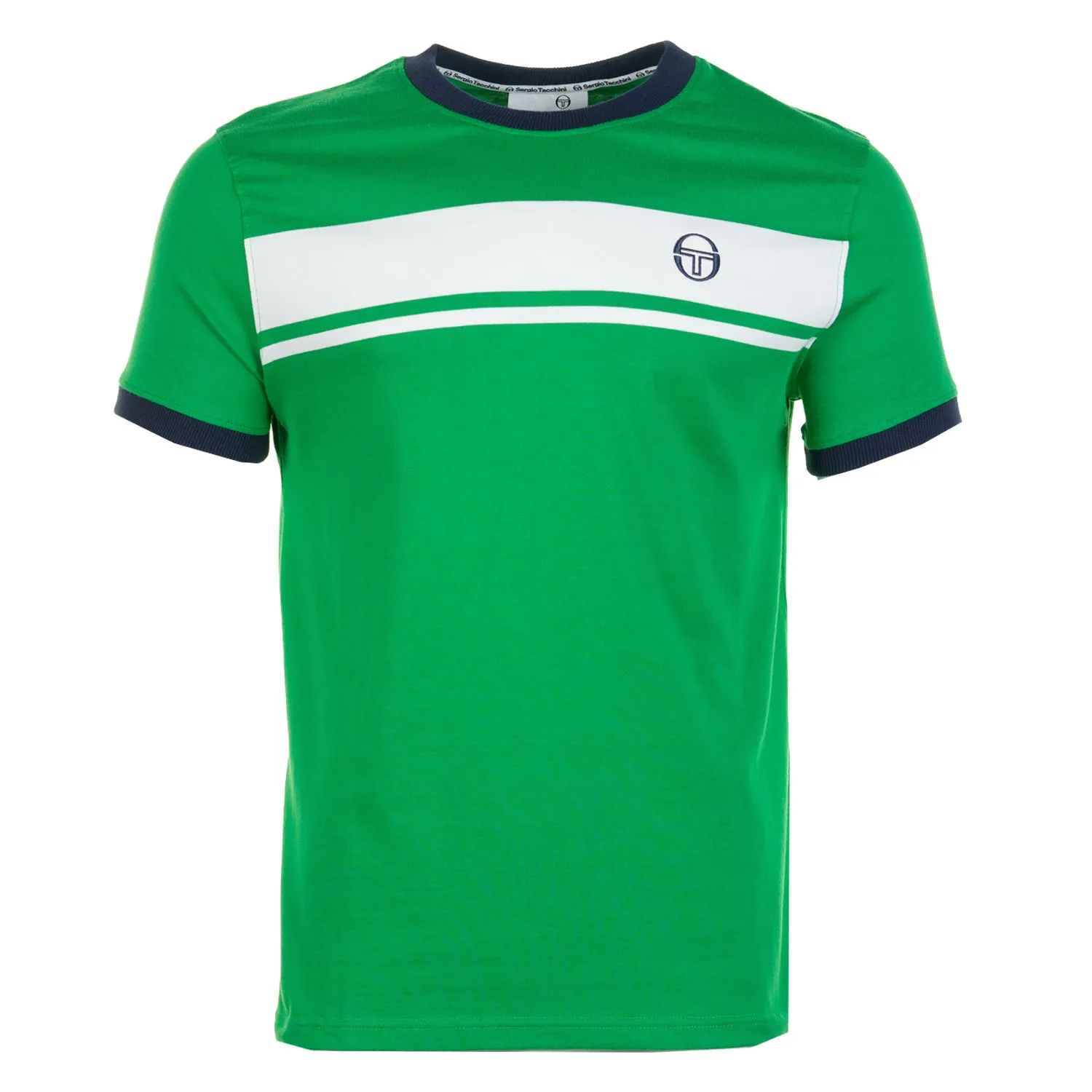 Short Sleeve Master Tee Fern Green / White sold by RAGAZZI