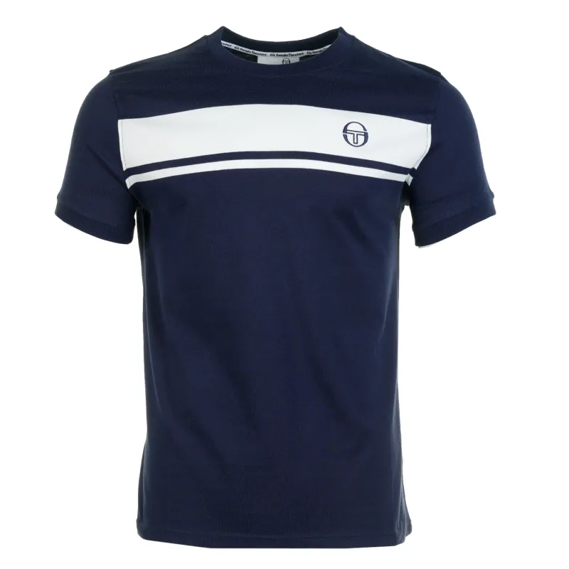 Short Sleeve Master Tee Navy White sold by RAGAZZI