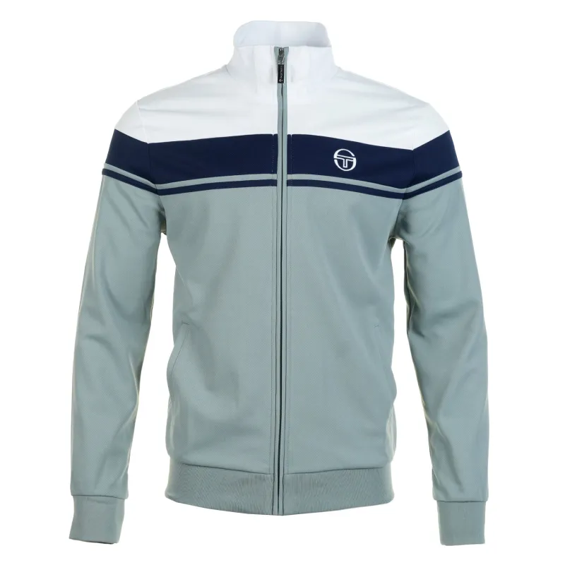 Damarindo TT Track Top White / Maritime Blue / Lead made by Sergio Tacchini