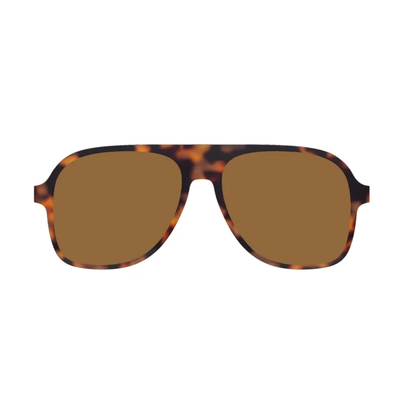Sonny Sunglasses Tortoise Amber made by RAGAZZI