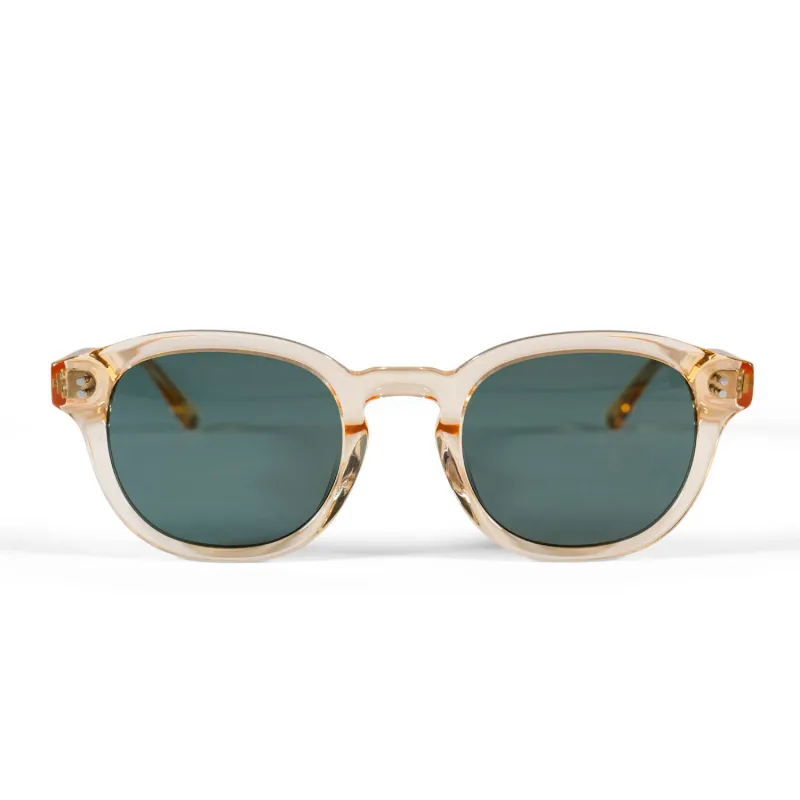 Billie Sunglasses Champagne Green made by RAGAZZI