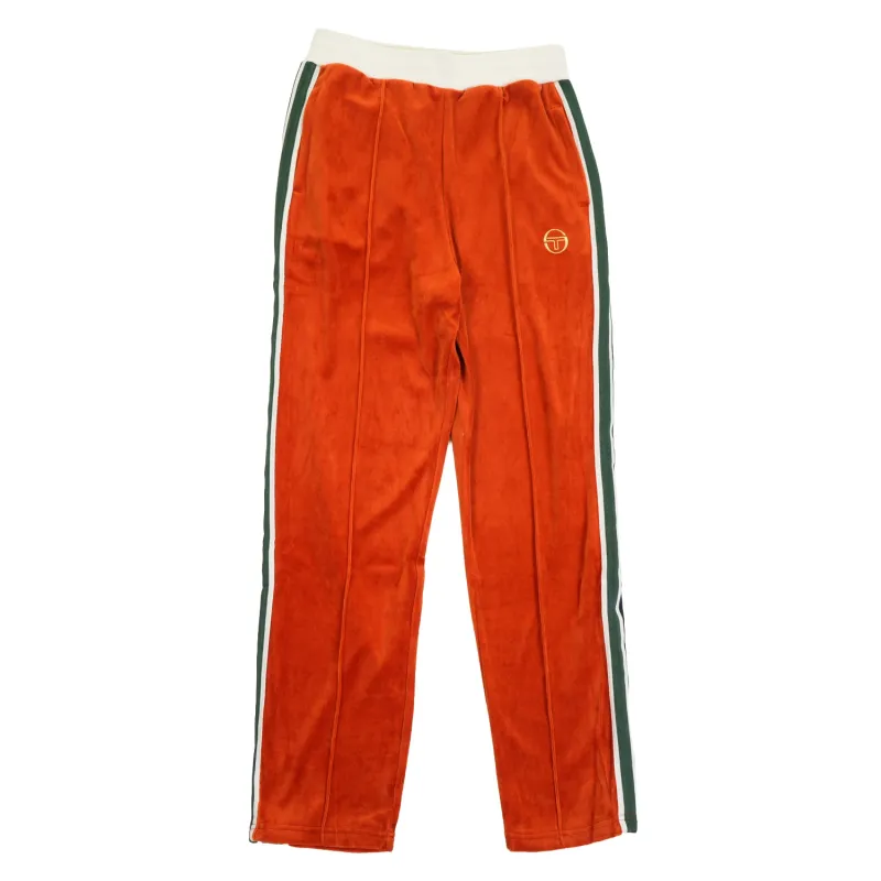 Monte Velour Track Pants Rooibos Tea / Gardenia made by Sergio Tacchini
